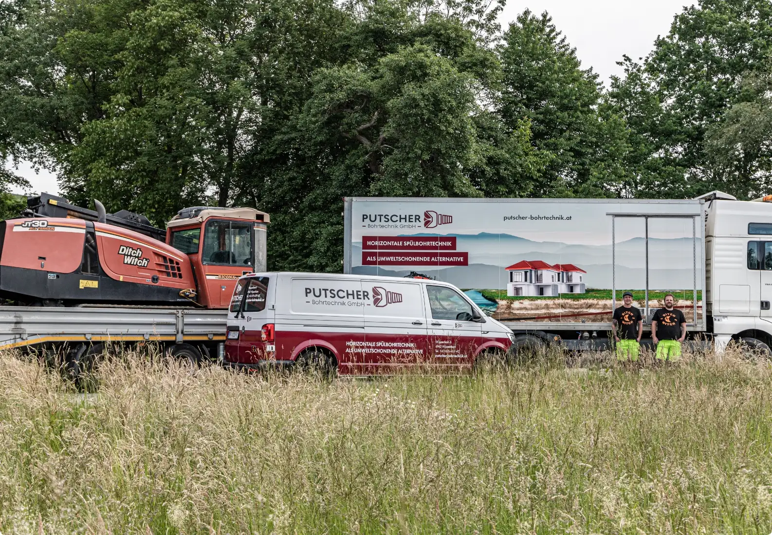 Foto des Furhparks der Firma Putscher Bohrtechnik